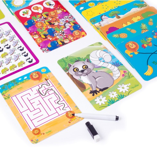 Lernspiel mit Stift «Schreib und wisch weg. Zoo»