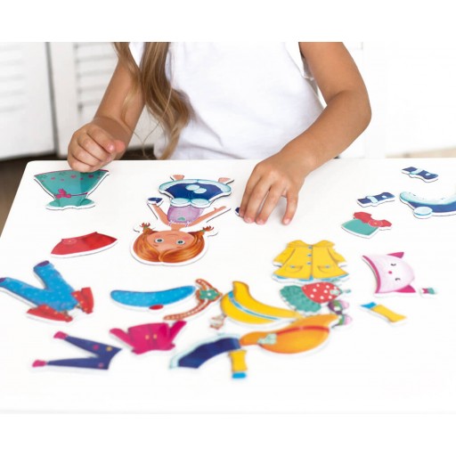 Magnetische Anziehpuppe «Amelie»