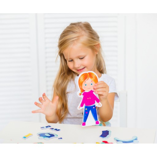Magnetische Anziehpuppe «Amelie»