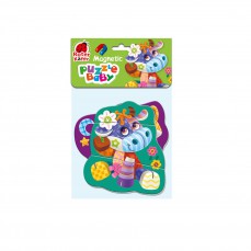 Weiche Baby Magnetpuzzles «Kuh-Katze»