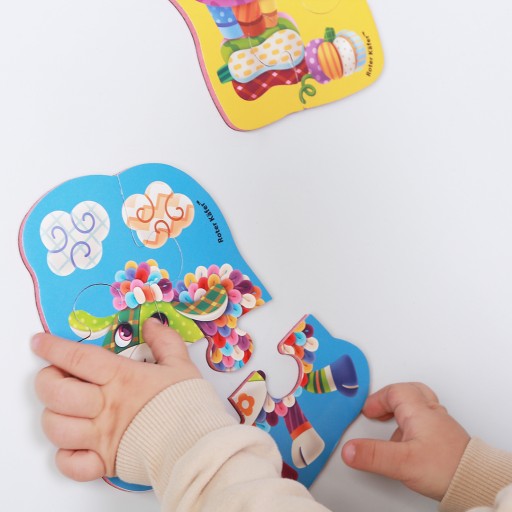 Weiche Baby Magnetpuzzles «Schaf-Schwein»