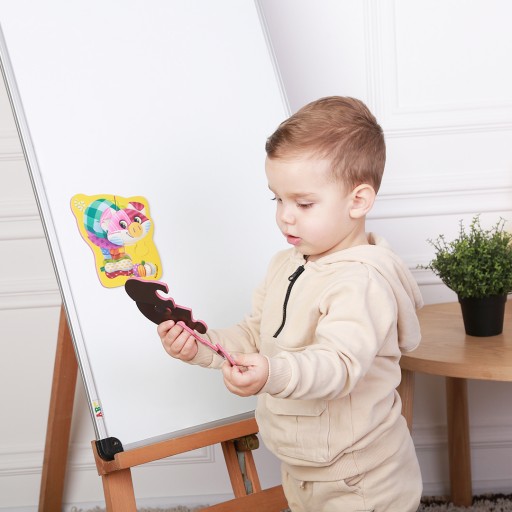 Weiche Baby Magnetpuzzles «Schaf-Schwein»
