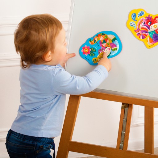 Weiche Baby Magnetpuzzles «Elefant-Krokodil»