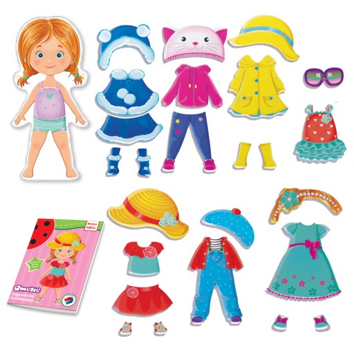 Magnetische Anziehpuppe «Amelie»