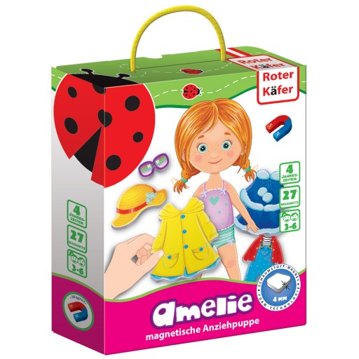 Magnetische Anziehpuppe «Amelie»