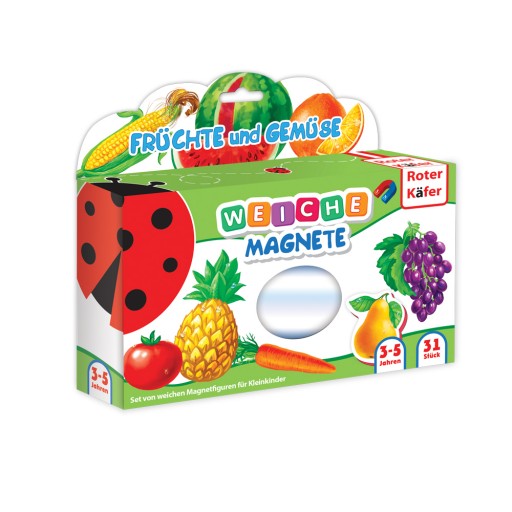 Magnetfiguren Set für Kleinkinder «Früchte & Gemüse»
